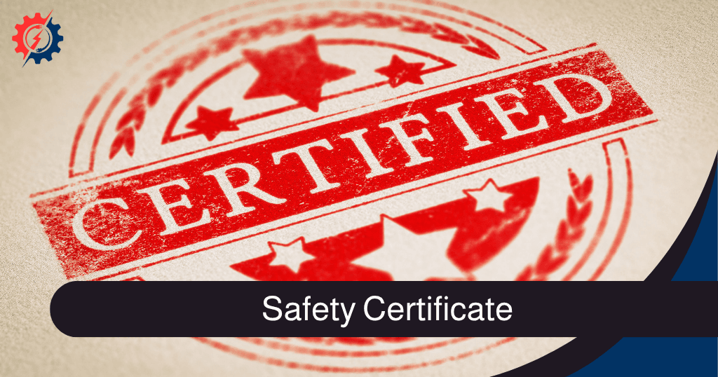 Safety Certificate